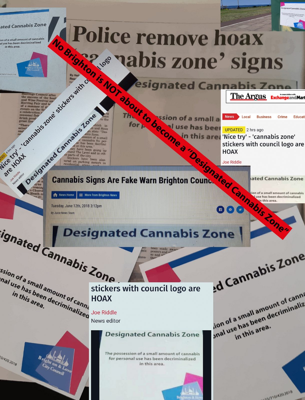Decriminalise Cannabis - Cannabis Zone - House of place - Trash Industries - Avoid Authority Brighton Uk