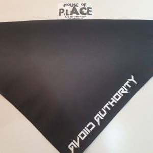 Bandana black Back - Houseofplace.com - Avoid Authority - Brighton Uk - Clothing For Sale